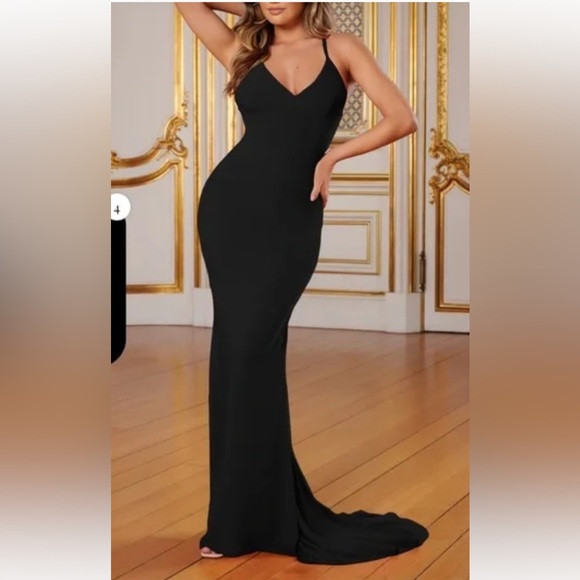 Club L London Dresses & Skirts - Club L London- Lucky Number back Cross Dress